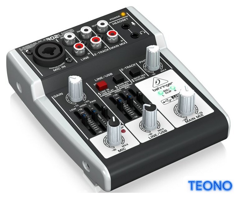 Микшерный пульт Behringer Xenyx 302USB - Изображение №2 — Интернет-магазин Teono.by