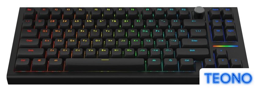 Клавиатура IO by Red Square Type 84 g3ms Sapphire V2 (черный) - Изображение №1 — Интернет-магазин Teono.by