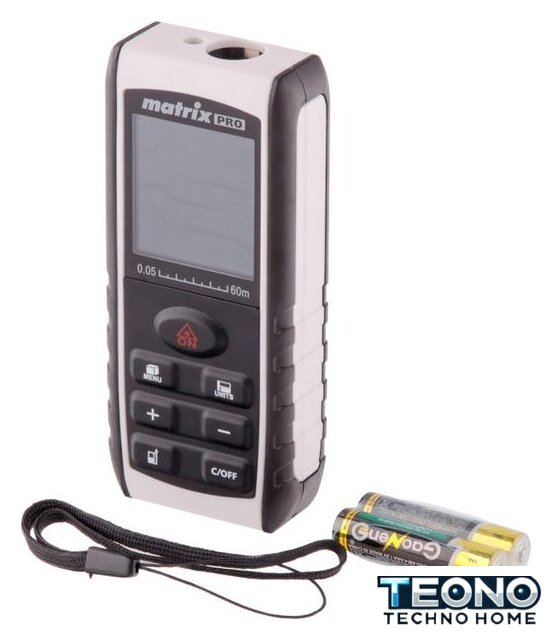 Лазерный дальномер Matrix LD-60 38016 - Изображение №2 — Интернет-магазин Teono.by