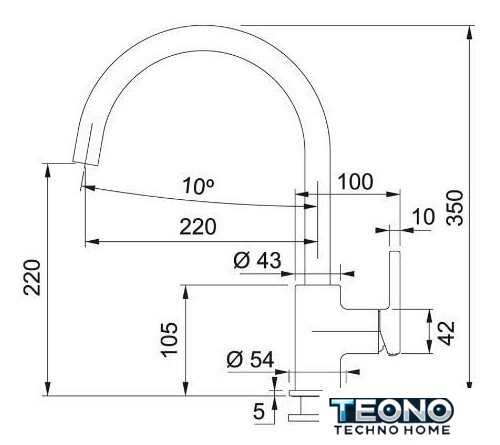 Смеситель Franke Lina XL 115.0626.024 (белый) - Изображение №2 — Интернет-магазин Teono.by