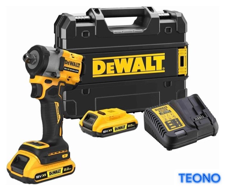 Гайковерт DeWalt DCF922D2T (с 2-мя АКБ, кейс) - Изображение №1 — Интернет-магазин Teono.by