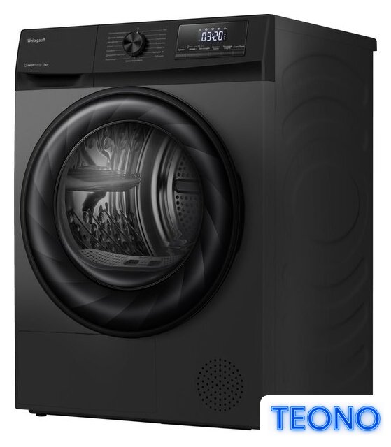 Сушильная машина Weissgauff WD 4948 Heat Pump Grey - Изображение №2 — Интернет-магазин Teono.by