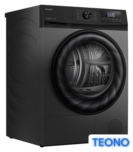 Сушильная машина Weissgauff WD 4948 Heat Pump Grey - Изображение №3 — Интернет-магазин Teono.by