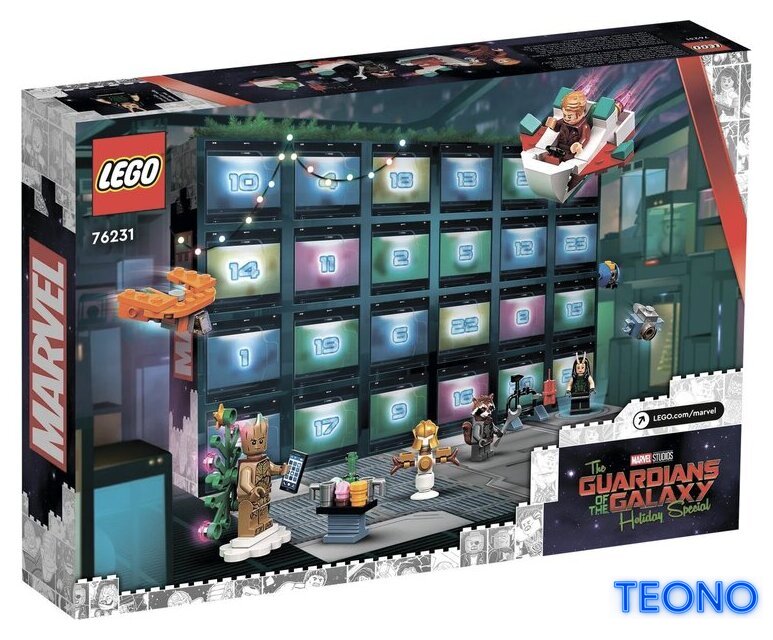 Конструктор LEGO Marvel 76231 Адвент-календарь Стражи Галактики - Изображение №5 — Интернет-магазин Teono.by