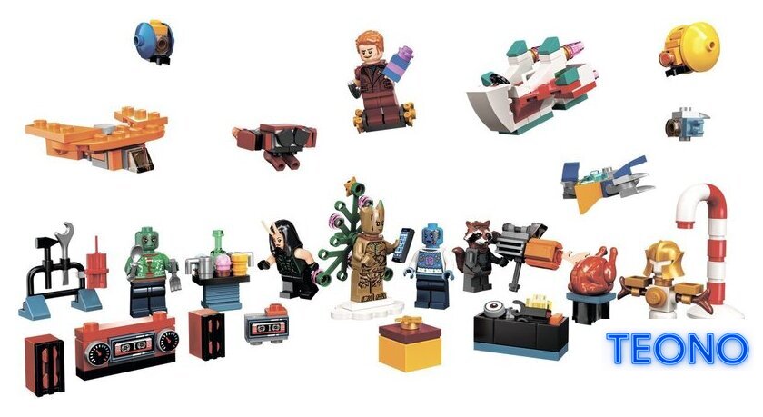 Конструктор LEGO Marvel 76231 Адвент-календарь Стражи Галактики - Изображение №4 — Интернет-магазин Teono.by