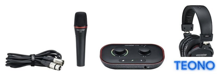 Комплект для звукозаписи Focusrite Vocaster One Studio - Изображение №2 — Интернет-магазин Teono.by