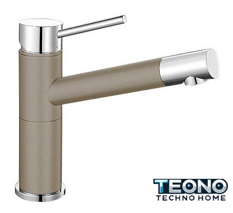 Смеситель Blanco Alta Compact Silgranit (серый беж) [517633] - Изображение №1 — Интернет-магазин Teono.by