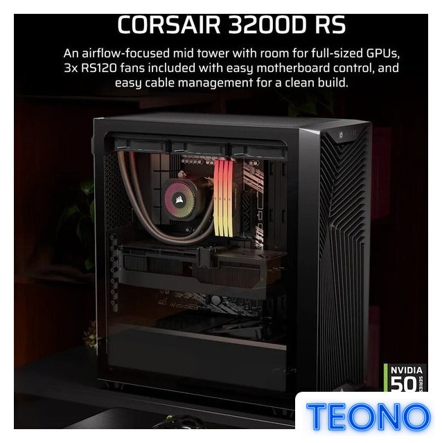 Корпус Corsair 3200D RS CC-9011334-WW - Изображение №4 — Интернет-магазин Teono.by