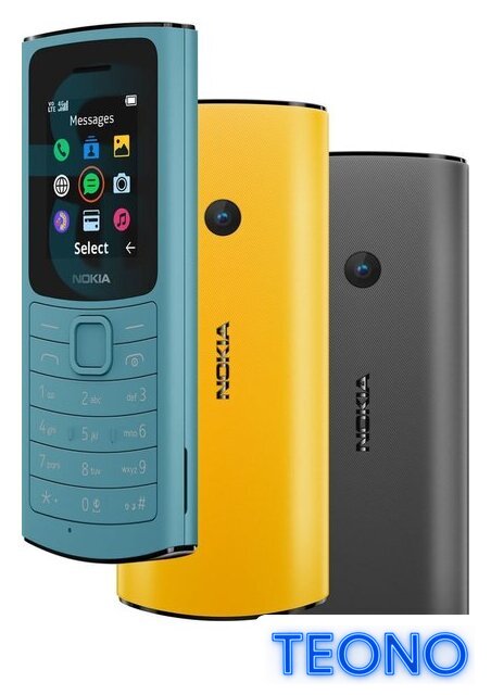 Кнопочный телефон Nokia 110 4G Dual SIM (бирюзовый) - Изображение №4 — Интернет-магазин Teono.by