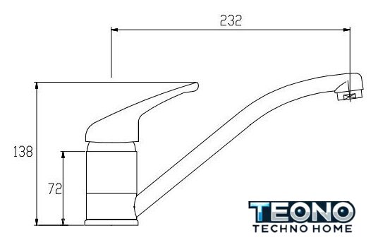 Смеситель Invena Perea BZ-05-001 - Изображение №4 — Интернет-магазин Teono.by