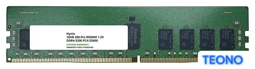 Оперативная память Hynix 16ГБ DDR4 3200 МГц HMA82GR7DJR8N-XN - Изображение №1 — Интернет-магазин Teono.by