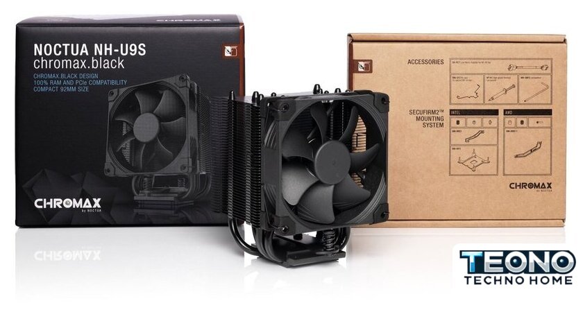 Кулер для процессора Noctua NH-U9S chromax black - Изображение №4 — Интернет-магазин Teono.by