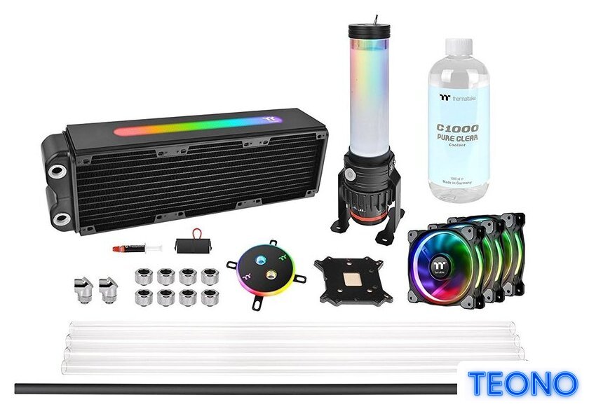 Кулер для процессора Thermaltake Pacific M360 Plus D5 Water Cooling Kit CL-W218-CU00SW-A - Изображение №1 — Интернет-магазин Teono.by