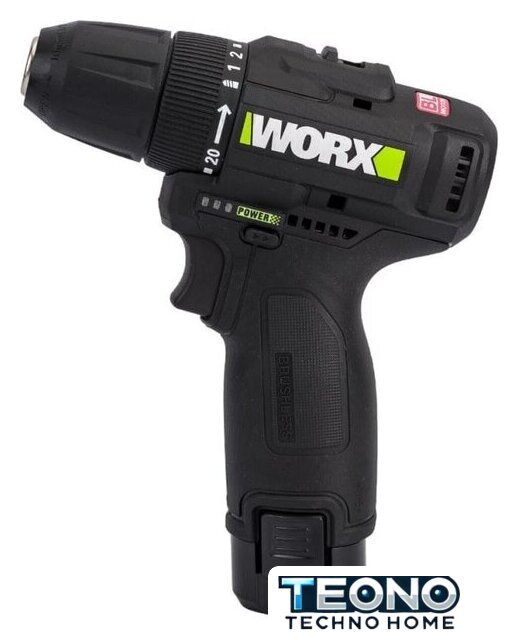 Дрель-шуруповерт Worx Professional WE210.2 (с 2-мя АКБ) - Изображение №2 — Интернет-магазин Teono.by