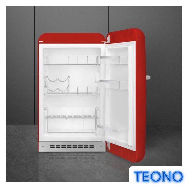 Однокамерный холодильник Smeg FAB10HRRD6 - Изображение №2 — Интернет-магазин Teono.by