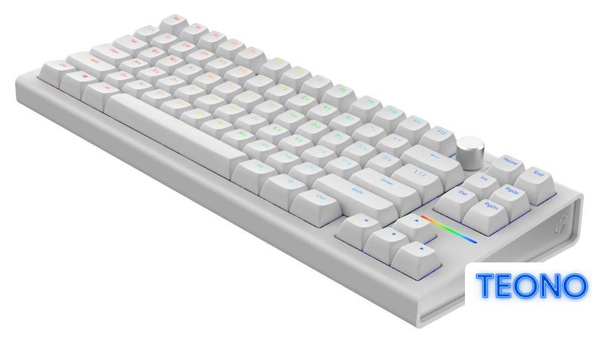 Клавиатура IO by Red Square Type 84 g3ms Sapphire V2 (белый) - Изображение №2 — Интернет-магазин Teono.by