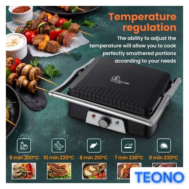 Электрогриль Extralink Smart Life Electric Grill SJ-36 - Изображение №3 — Интернет-магазин Teono.by