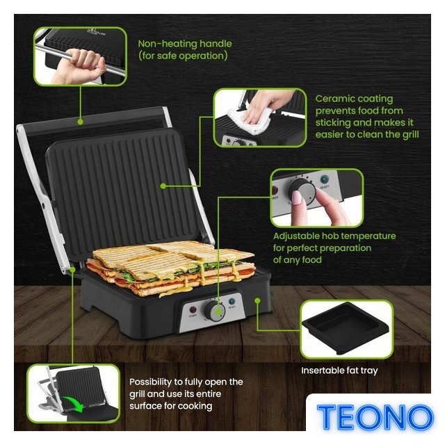 Электрогриль Extralink Smart Life Electric Grill SJ-36 - Изображение №5 — Интернет-магазин Teono.by