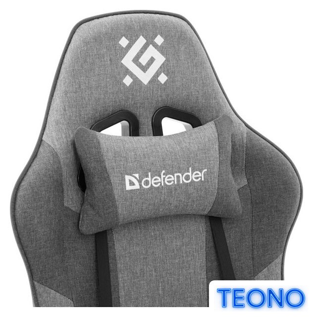Игровое (геймерское) кресло Defender Teiz (серый) - Изображение №4 — Интернет-магазин Teono.by