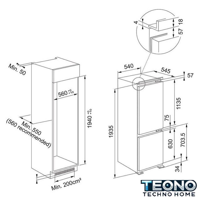 Холодильник Franke FCB 360 TNF NE E - Изображение №2 — Интернет-магазин Teono.by