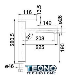 Смеситель Blanco Linee-S (хром) - Изображение №6 — Интернет-магазин Teono.by