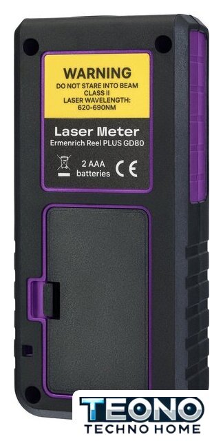 Лазерный дальномер Ermenrich Reel PLUS GD80 85315 - Изображение №4 — Интернет-магазин Teono.by