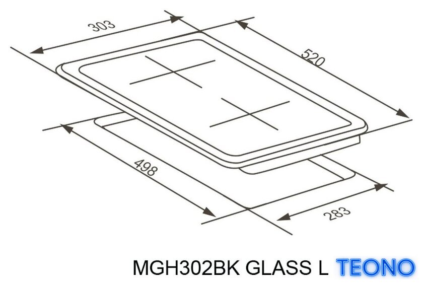 Варочная панель Meferi MGH302BK Glass Light - Изображение №15 — Интернет-магазин Teono.by