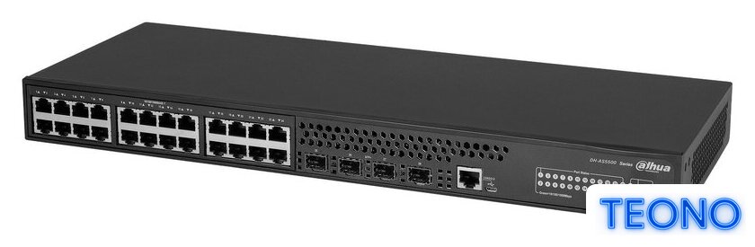 Управляемый коммутатор 3-го уровня Dahua DH-AS5500-24GT4XF - Изображение №3 — Интернет-магазин Teono.by