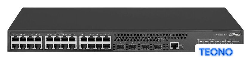 Управляемый коммутатор 3-го уровня Dahua DH-AS5500-24GT4XF - Изображение №1 — Интернет-магазин Teono.by