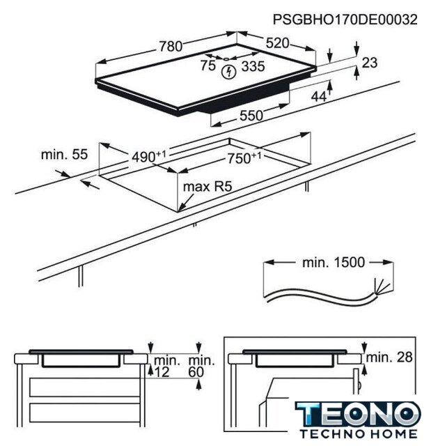 Варочная панель Electrolux EIV83443BW - Изображение №3 — Интернет-магазин Teono.by