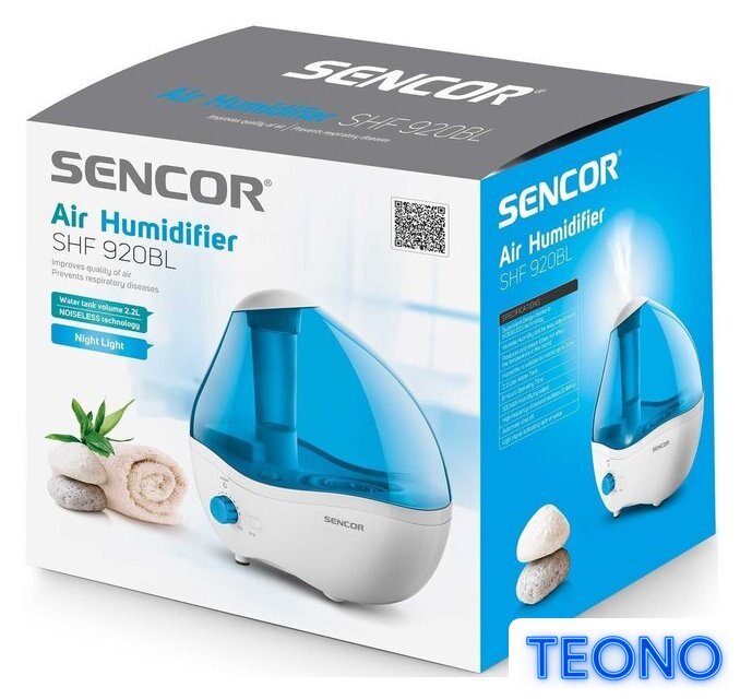 Увлажнитель воздуха Sencor SHF 920BL - Изображение №7 — Интернет-магазин Teono.by