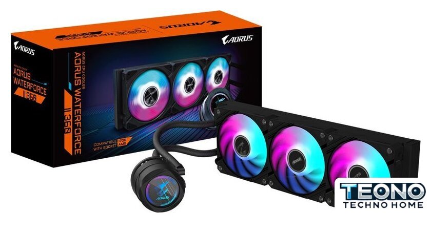 Система жидкостного охлаждения для процессора Gigabyte Aorus Waterforce II 360 - Изображение №5 — Интернет-магазин Teono.by