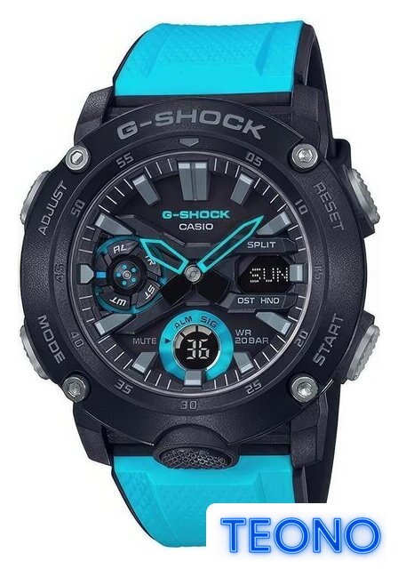 Наручные часы Casio G-Shock GA-2000-1A2 - Изображение №1 — Интернет-магазин Teono.by