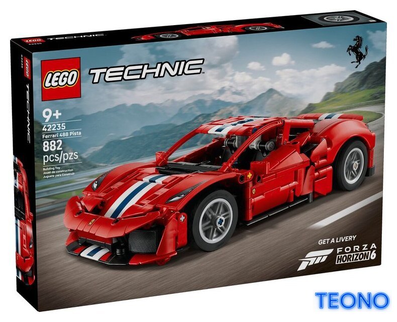 Конструктор LEGO Technic 42235 Ferrari 488 PISTA - Изображение №2 — Интернет-магазин Teono.by