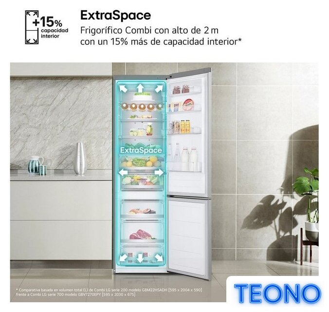 Холодильник LG DoorCooling+ GBV7270EPY - Изображение №9 — Интернет-магазин Teono.by