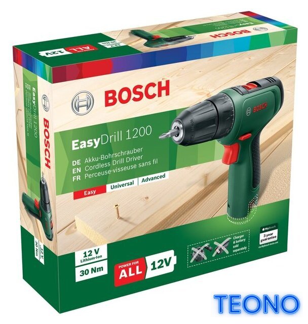 Дрель-шуруповерт Bosch EasyDrill 1200 06039D3005 (без АКБ) - Изображение №4 — Интернет-магазин Teono.by