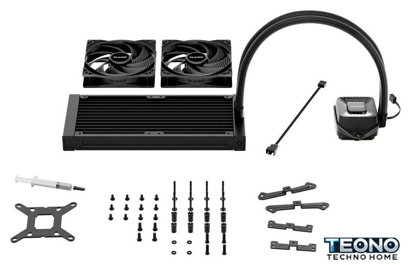 Система жидкостного охлаждения для процессора be quiet! Pure Loop 3 240mm BW027EU - Изображение №4 — Интернет-магазин Teono.by