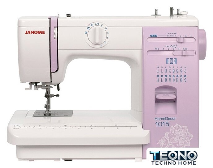 Электромеханическая швейная машина Janome Homedecor 1015 - Изображение №1 — Интернет-магазин Teono.by