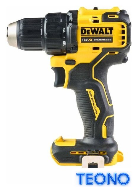 Дрель-шуруповерт DeWalt DCD708L2T (с 2-мя АКБ, кейс) - Изображение №3 — Интернет-магазин Teono.by