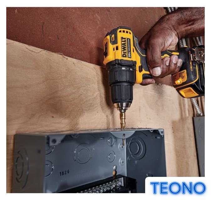 Дрель-шуруповерт DeWalt DCD708L2T (с 2-мя АКБ, кейс) - Изображение №9 — Интернет-магазин Teono.by