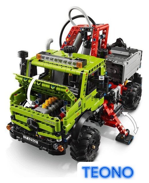 Конструктор LEGO 42242 Грузовик Mercedes-Benz Unimog U 5023 с краном - Изображение №8 — Интернет-магазин Teono.by