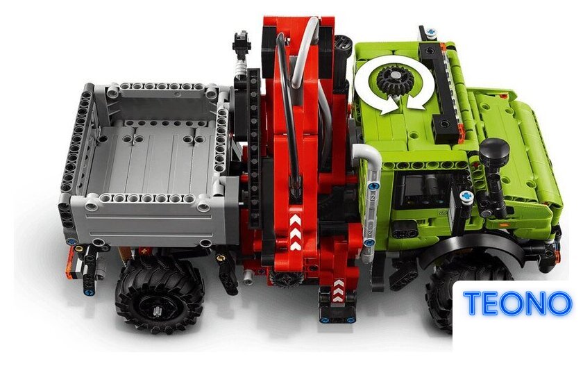 Конструктор LEGO 42242 Грузовик Mercedes-Benz Unimog U 5023 с краном - Изображение №5 — Интернет-магазин Teono.by
