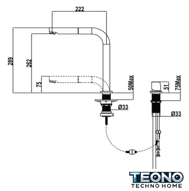 Смеситель TEKA AUK 983 (50.983.02.00) - Изображение №2 — Интернет-магазин Teono.by