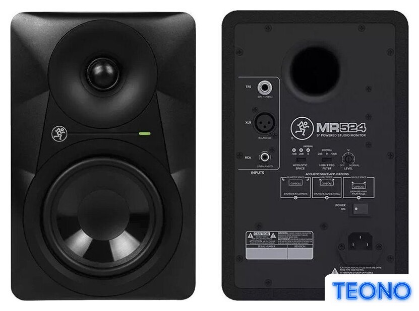Монитор ближнего поля MACKIE MR524 - Изображение №1 — Интернет-магазин Teono.by