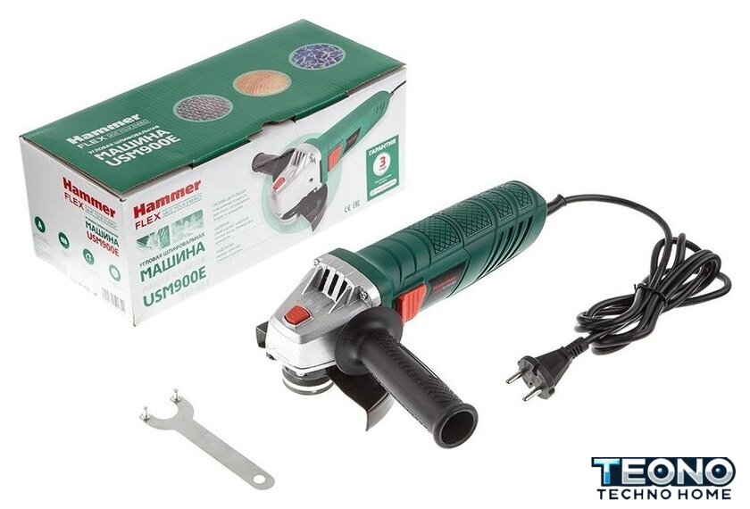 Угловая шлифмашина Hammer USM900E - Изображение №9 — Интернет-магазин Teono.by