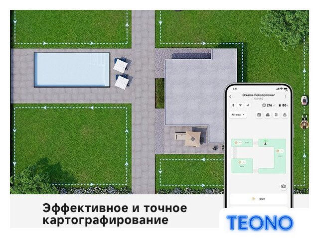Газонокосилка-робот Dreame A1 Pro 800 - Изображение №7 — Интернет-магазин Teono.by