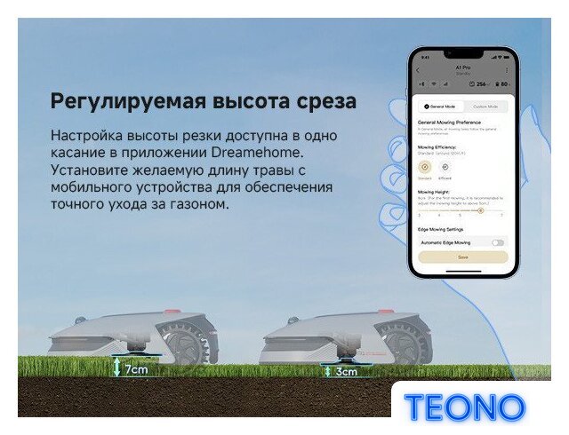 Газонокосилка-робот Dreame A1 Pro 800 - Изображение №20 — Интернет-магазин Teono.by