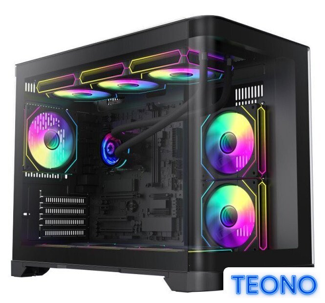 Корпус GameMax HYPE-M BK (черный) - Изображение №1 — Интернет-магазин Teono.by