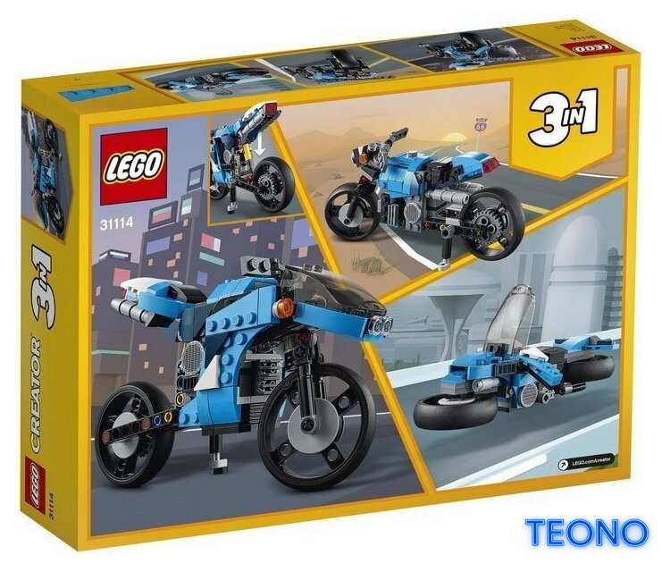 Конструктор LEGO Creator 31114 Супербайк - Изображение №2 — Интернет-магазин Teono.by