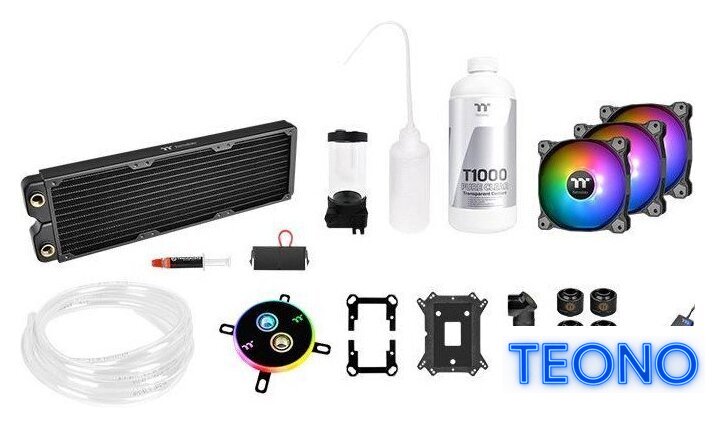 Система жидкостного охлаждения для процессора Thermaltake Pacific C360 DDC Soft Tube Water Cooling Kit - Изображение №1 — Интернет-магазин Teono.by